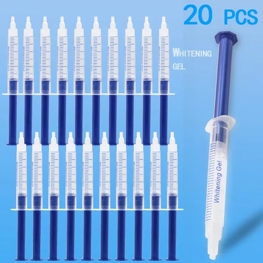 20 Pcs/Lot Teeth Whitening Gels 44% Peroxide Dental Bleaching System Oral Gel Kit Tooth Whitener White Teeth Gel Dental Tools