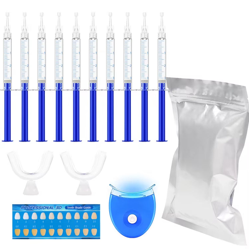 20 Pcs/Lot Teeth Whitening Gels 44% Peroxide Dental Bleaching System Oral Gel Kit Tooth Whitener White Teeth Gel Dental Tools