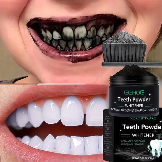 Teeth Whitening Powder - Natural Whitening & Deep Cleaning for Men & Women, Daily Fresh Breath Toothpaste